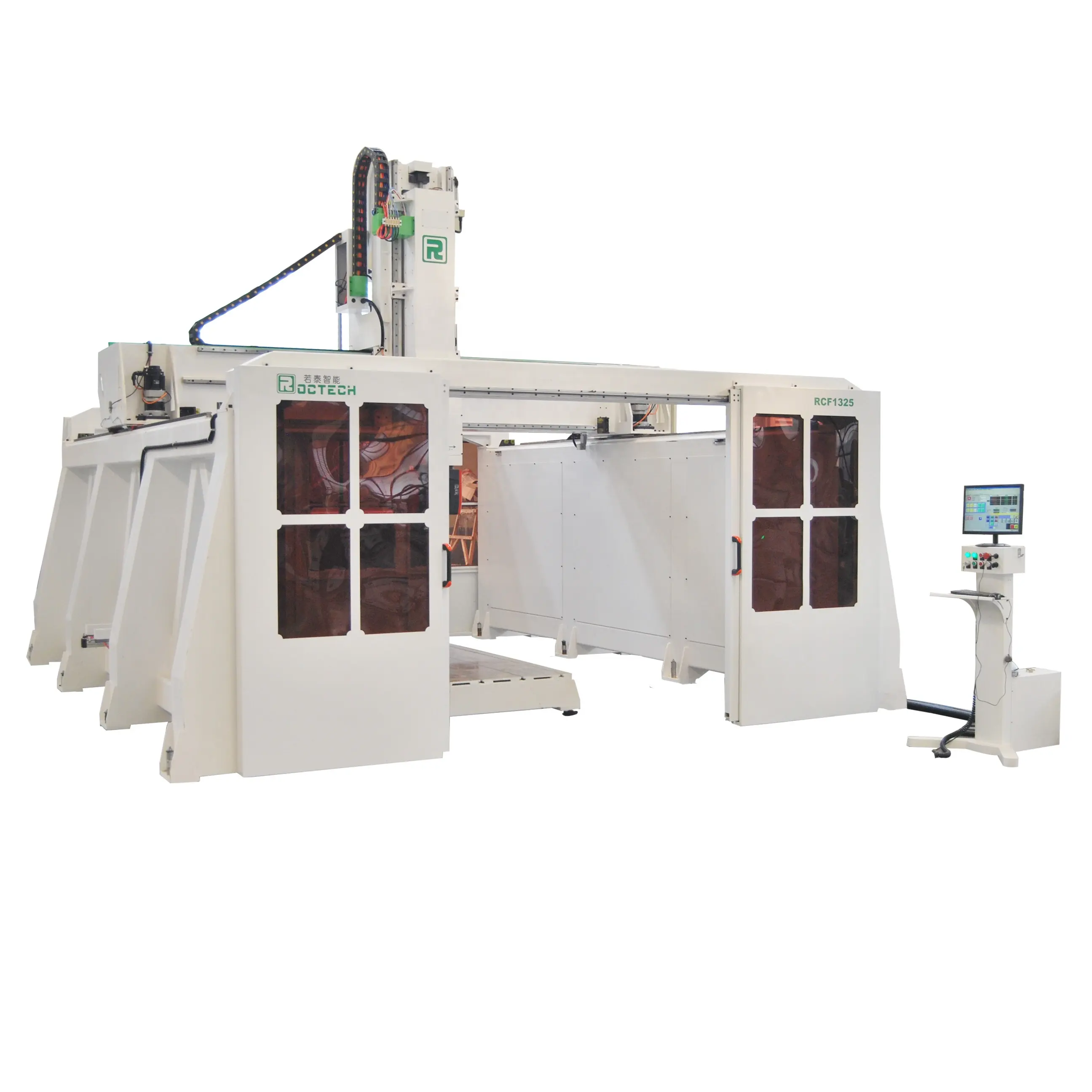 CNC ROUTER RCF 1325 ATC 5-aixs 금형 처리 센터 대형 자동차 모델 선박 모델에 대한 조각 금형 기계