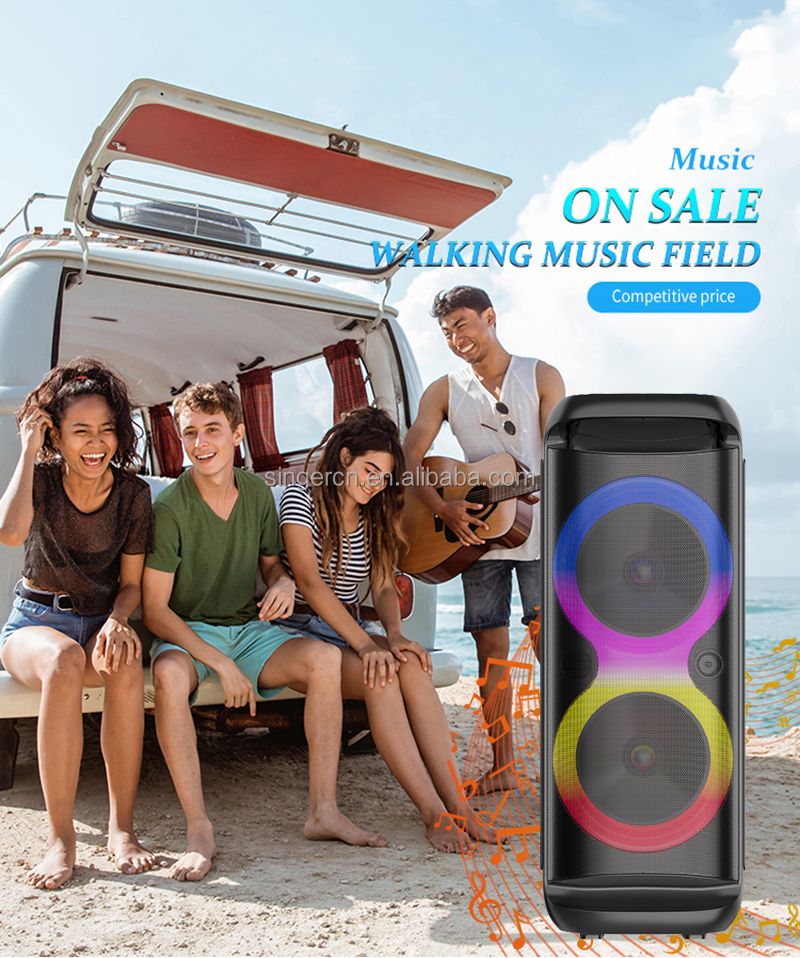 ZQS8288 Portable Bluetooth Speaker - Super Bass & Karaoke
