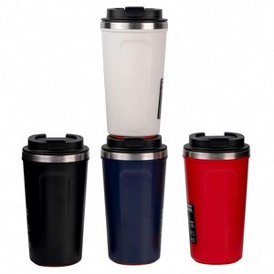 แก้วกาแฟสแตนเลสแบบใหม่ ป้องกันการหก ดูดติดแน่นสองชั้น - Product Image 5