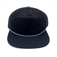 Casquette de baseball rose à 5 panneaux, visière plate, réglable, pour adulte, idéale pour le sport, les activités de plein air et les tenues décontractées