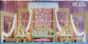 Contemporary <b>Wedding</b> Reception Stage Back <b>Frames</b> Elegant <b>Wedding</b> Stage Backdrop Panels <b>Wedding</b> Event Stage Backframes/Panels - Product Image 2