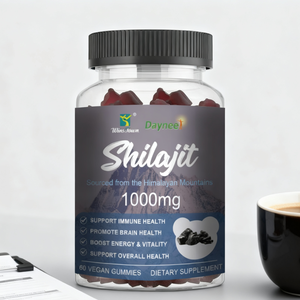 Private label Shilajit Gummies Chaga Gold Himalayan Natural Extract Vegan Dietary <b>Supplement</b> Boost Energy Immune Support Gummies - Product Image 1