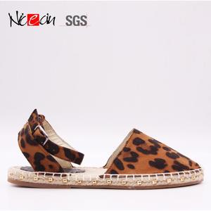 Nikecin — <span class=keywords><strong>Espadrilles</strong></span> léopard et cuir pour femmes, <span class=keywords><strong>Espadrilles</strong></span> à semelles compensées, sandales à motifs, léopard - Product Image 2