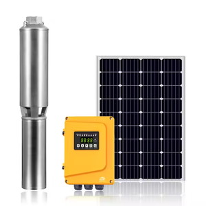 Pompe solaire hybride AC/DC Demax 1200W en acier inoxydable haute pression pour une alimentation en eau efficace - Product Image 1