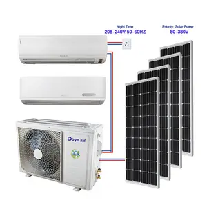 Deye Aire Acondicionado Dc 48V Ac Off Grid Complete System Climatiseur Portable Solaire Solar Air Conditioner for United States