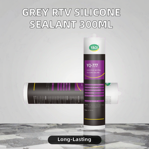 Scellant en silicone gris RTV GP Yaqi personnalisable de 300ml Durée de conservation de 12 mois 24 pièces par boîte Construction pour le travail du bois 1200 pièces <span class=keywords><strong>PES</strong></span> - Product Image 2
