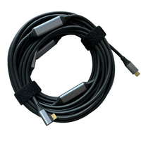 Câble d'extension actif USB 3.1 en alliage d'aluminium de 15 m, 10 Gbps, 4 répéteurs USB-C, flexible, réutilisable, accessoires pour appareil photo
