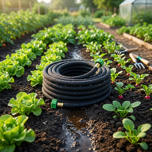 Mangueira de Irrigação Profunda para Raízes, Resistente, Reciclada, 150 pés, de Borracha Porosa, para Árvores, Arbustos e Proteção de Fundações - Product Image 4