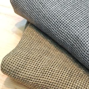 Échantillon Gratuit Tissu Lin Français Biologique Naturel Design Unique Tissus en Lin Pur 100% Creux pour l'Été - Product Image 2