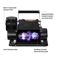 Compresseur d'air numérique 12 V robuste avec affichage, 150 psi, outil pour véhicule, gonfleur de pneus 160 L/min, moniteur de pression des pneus pour 4x4 et voitures tout-terrain