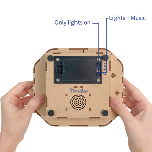 Tonecheer lãng mạn Paris 2024S điện tử âm nhạc hộp thành phố loạt <span class=keywords><strong>3D</strong></span> câu đố bằng gỗ Paris tự làm đồ chơi lưu niệm quà tặng - Product Image 5