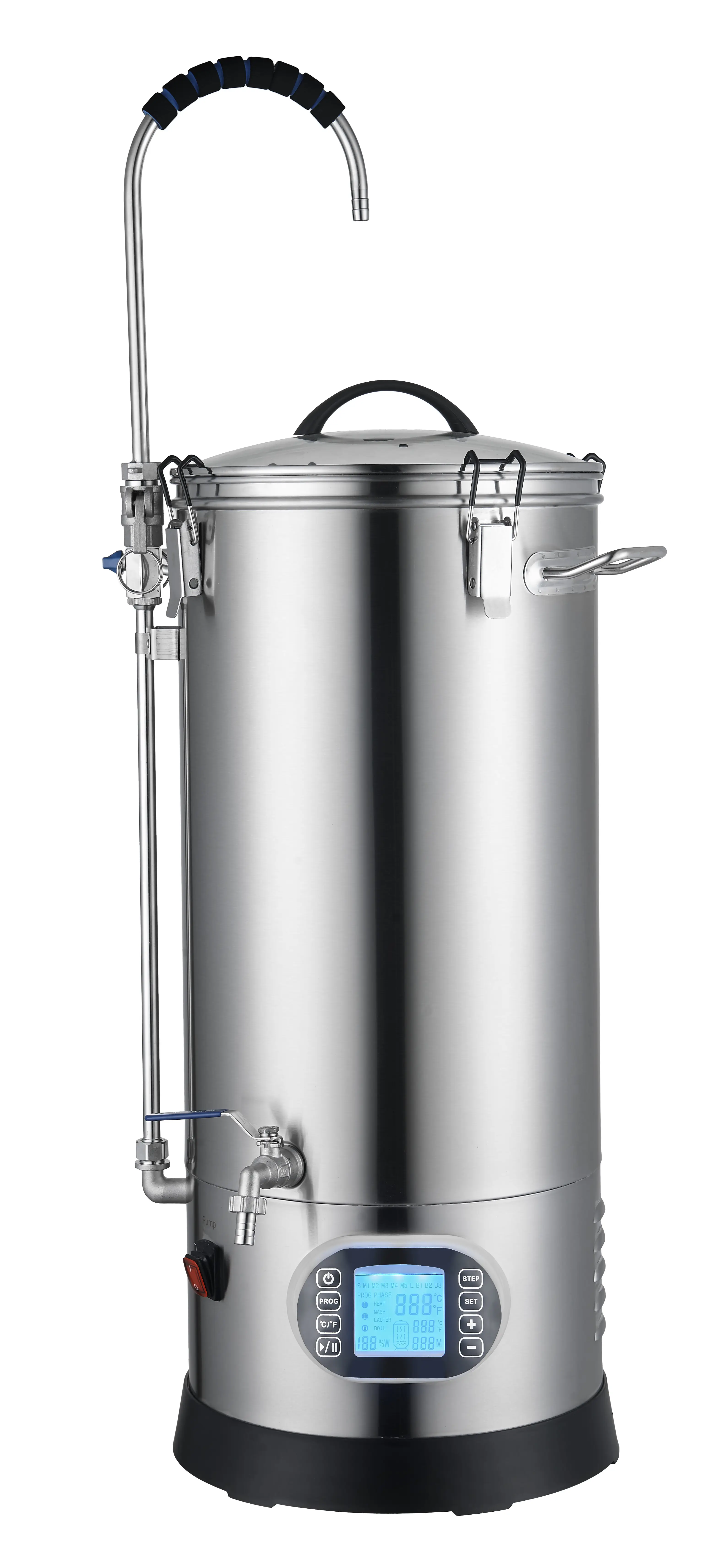 Beer brewer beer brewing system home brewing equipment mash kettle