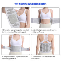 FSPG, soporte de acero Lumbar antideslizante, fajas de soporte Cosert, cinturón ortopédico para terapia médica, cinturón de soporte para masajeador de cintura de trabajo