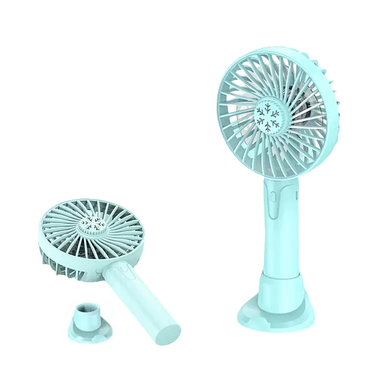 Mini Fan Handheld Fan with USB Powered 3 Speeds Enhanced Airflow Rechargeable Quiet Pocket Fan for Home