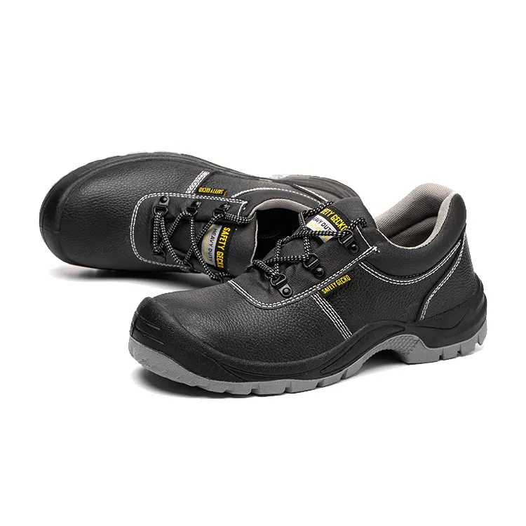 Ce Certification Dual Density PU Outsole Anti-slip Anti-puncture Antistatic Construction Work Safety Shoes for Men