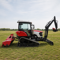 Nouveau produit, vente chaude : Mini tracteurs agricoles à chenilles, machines agricoles, cultivateur, rotoculteur