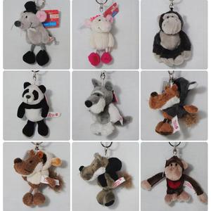 Adorno Colgante de Peluche, Llavero de Pareja, Cordero Blanco, <span class=keywords><strong>Perro</strong></span>, Gorila, Elefante, Muñeco de Peluche Adorable con Relleno de Algodón PP - Product Image 3