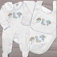 Vêtements pour bébés nouveau-nés en gros, vêtements de Pâques, rose clair, bleu, coton, barboteuses pour bébés, col personnalisé, barboteuse pour bébés, pyjama 2026