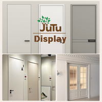 Wholesale Factory Price Solid Wood Internal Opening Ready to Hang Natural Timber Room Slab for Real Estate Build