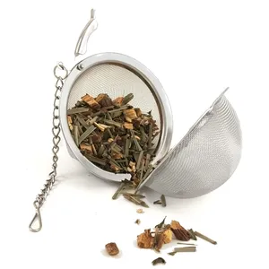 Paslanmaz çelik çay demlik topu şekilli çaydanlık süzgeç ile zincir küre çay demlik filtre için çay su ısıtıcısı mutfak aksesuarları