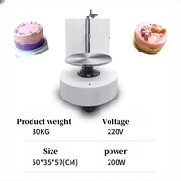 Machine à glaçage électrique pour gâteaux avec hauteur réglable, parfaite pour la machine à glacer les gâteaux Fondant et Buttercrea