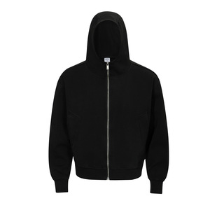 Custom Logo <b>Hoodie</b> Wholesale Blank Zip up Hoodies Unisex Pullover High Quality <b>Mens</b> Oversized Zip up <b>Hoodie</b> - Product Image 2