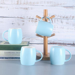 Liling Ceramic <b>Mug</b> Single Piece Solid Color Minimalist Nordic Design For Drinks Gift Occasion - Product Image 4