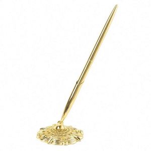 Luxury Metal Desk <b>Pen</b> Promotional Ballpen Wholesale Ballpoint <b>Pen</b> Slim Signature <b>Pens</b> with Custom logo Suitable for Bank Counter - Product Image 6