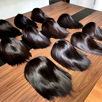 Vente en gros perruques de cheveux humains 2x4 2x6 4x4 Swiss HD perruque frontale en dentelle, cheveux vierges vietnamiens bruts perruques de cheveux bruts alignés sur les cuticules