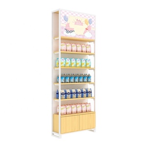 Exhibidor de Metal <span class=keywords><strong>Simple</strong></span> con Marco para Productos de Bebé, Tablero Publicitario, Vitrina, Mueble Inferior, Diseño de Accesorios de Pared para Tiendas - Product Image 1