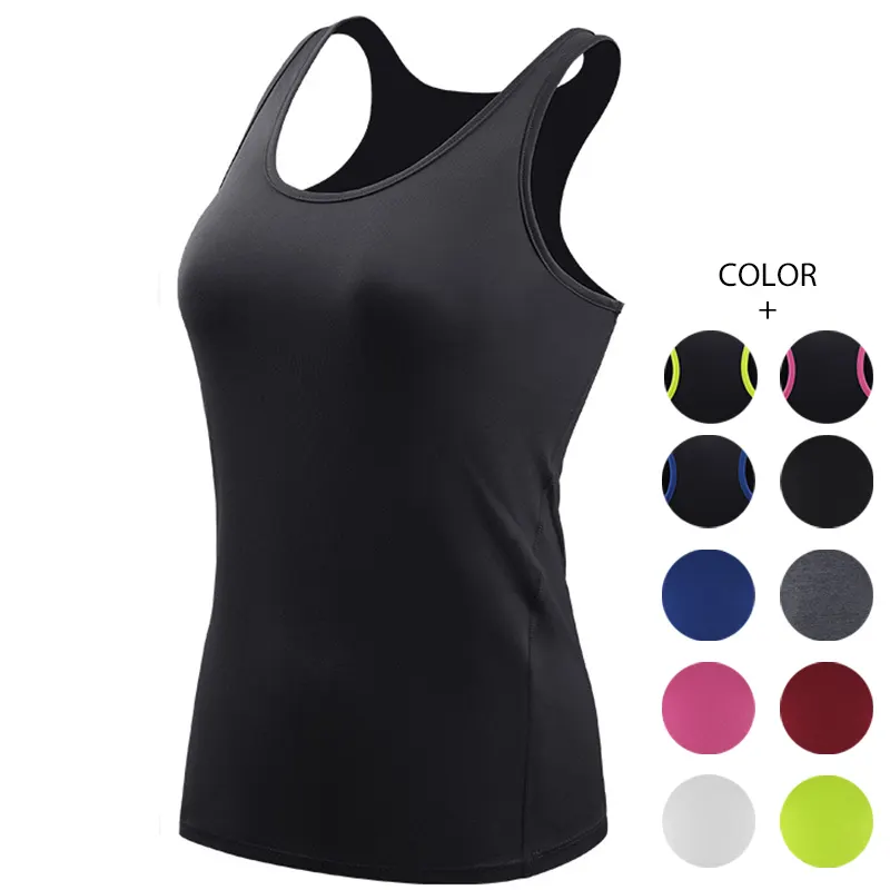 Women Gym Exercise Athletic Yoga Tops Sleeveless Activewear Singlet Workout Tank Tops Racerback Sports Shirts Running Vest