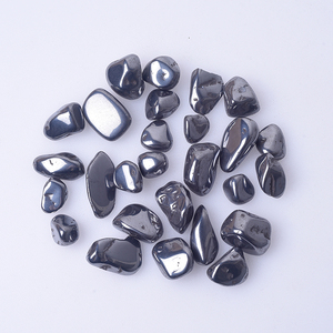 Cristalli di Terahertz Lucidati all'Ingrosso, Pietre Levigate di Terahertz, <span class=keywords><strong>Cristallo</strong></span> Magnetico di <span class=keywords><strong>Ematite</strong></span> Argentata per Reiki - Product Image 2