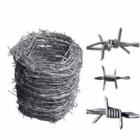 Climb Roll China <strong>Best</strong> Length Galvanized Anti Gauge Theft <strong>Strands</strong> Install 1.7mm <strong>Barbed</strong> <strong>Wire</strong> Fencing