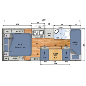2024 tout-terrain Mobile caravane RV camping-car remorque Hard Top RV voyage remorque à vendre de haute qualité - Product Image 6