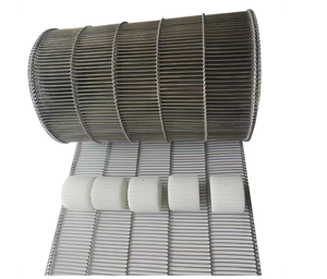 Sabuk Konveyor Jaring Rantai Logam Stainless Steel 304 Industri Makanan Lurus Paralel Mesin Konveyor Suhu Tinggi - Product Image 4