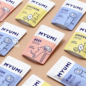 ถุงบรรจุภัณฑ์อาหารสัตว์เลี้ยงแบบตั้งได้ พิมพ์ลายตามสั่ง ใช้ซ้ำได้ ทนความร้อน เกรดอาหาร บรรจุอาหารสัตว์เลี้ยง  วัสดุอลูมิเนียมฟอยล์ ซิปล็อค พลาสติกลามิเนต สำหรับอาหารสุนัข - Product Image 4