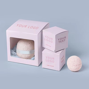 Custom Eco-Friendly Recycled Materials Bath Bomb <b>Packaging</b> Box with Matt Lamination & Embossing Custom <b>Printed</b> Gift Box - Product Image 1