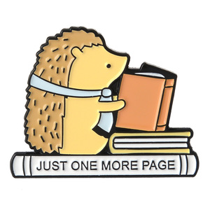 Nieuw Gelezen Boekenliefhebber Boekenlezer Cadeau Lezen Emaille Pin - Product Image 2