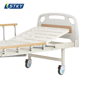 Lit d'hôpital manuel <span class=keywords><strong>à</strong></span> <span class=keywords><strong>deux</strong></span> fonctions, lit médical <span class=keywords><strong>à</strong></span> double manivelle avec matelas et table <span class=keywords><strong>à</strong></span> <span class=keywords><strong>manger</strong></span> pour les soins infirmiers - Product Image 6