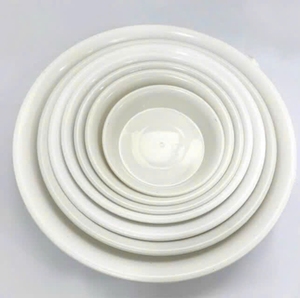 Custom Multi-Size Round White Ceramic <b>Planter</b> Saucers Glossy Flower Pot Drip Trays for Indoor Outdoor Garden Plant Protection - Product Image 2