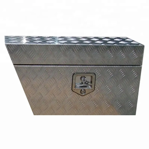 Plaque de contrôle personnalisée robuste de 2.0mm, boîte à outils en aluminium étanche pour <span class=keywords><strong>voiture</strong></span>, camion, stockage UTE avec verrou en T, vente en gros - Product Image 4