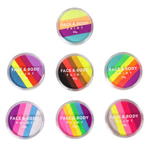 Paleta de Colores <span class=keywords><strong>Profesional</strong></span> NUKOLO, Acrílica, No Tóxica, a Base de Agua, Multicolor, para Pintar el Cuerpo y el Rostro de Niños - Product Image 4