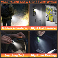 Mini lampe torche porte-clés personnalisable avec logo, rechargeable par USB, magnétique, étanche, double source lumineuse, OEM ODM, garantie 2 ans