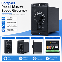 Contrôleur de vitesse de moteur AC monophasé série XC AC220V 6-400W, régulateur auto-adaptatif à montage sur panneau