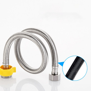 Manguera <span class=keywords><strong>Flexible</strong></span> y Duradera de 6 Pulgadas, Extensión de Línea de Agua SUS, Conexión Hembra G1/2 y Macho G1/2, <span class=keywords><strong>para</strong></span> Grifo de Baño, 1 Año de Garantía - Product Image 3
