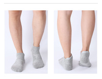 Chaussettes de sport athlétiques respirantes en maille à logo personnalisé, vente en gros, pour la course, avec amorti, coupe basse, marque privée, OEM