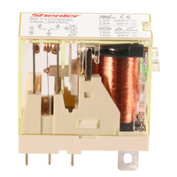 Relais d'interface Shenler RFT1CO024L, relais 24VDC, relais mince et base d'alimentation 24VDC, module 8 broches, Lora DPDT, kit de test, 1 pôle, 12A, étanche