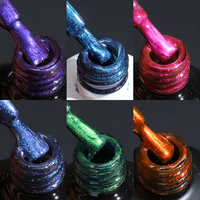 Vernis à ongles effet œil de chat caméléon à changement de couleur, haute densité, sans HEMA, TPO, OEM ODM, vernis gel œil de chat 9D