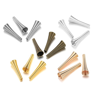 Componentes para Joyería, Cuentas Espaciadoras con Forma de Flor, Plateadas, Bronce Antiguo, Chapadas en Oro, para Hacer Collares, Paquete de 12 Piezas - Product Image 1