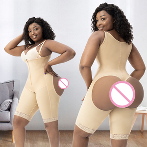 Fajas Colombianas Postquirúrgicas de Marca Privada con Efecto Vaciado en Caderas y Glúteos, Bodys Moldeadores para Mujer - Product Image 1